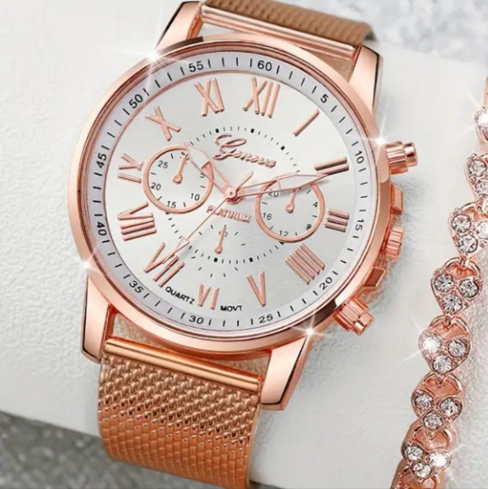 New Rose Gold Watch